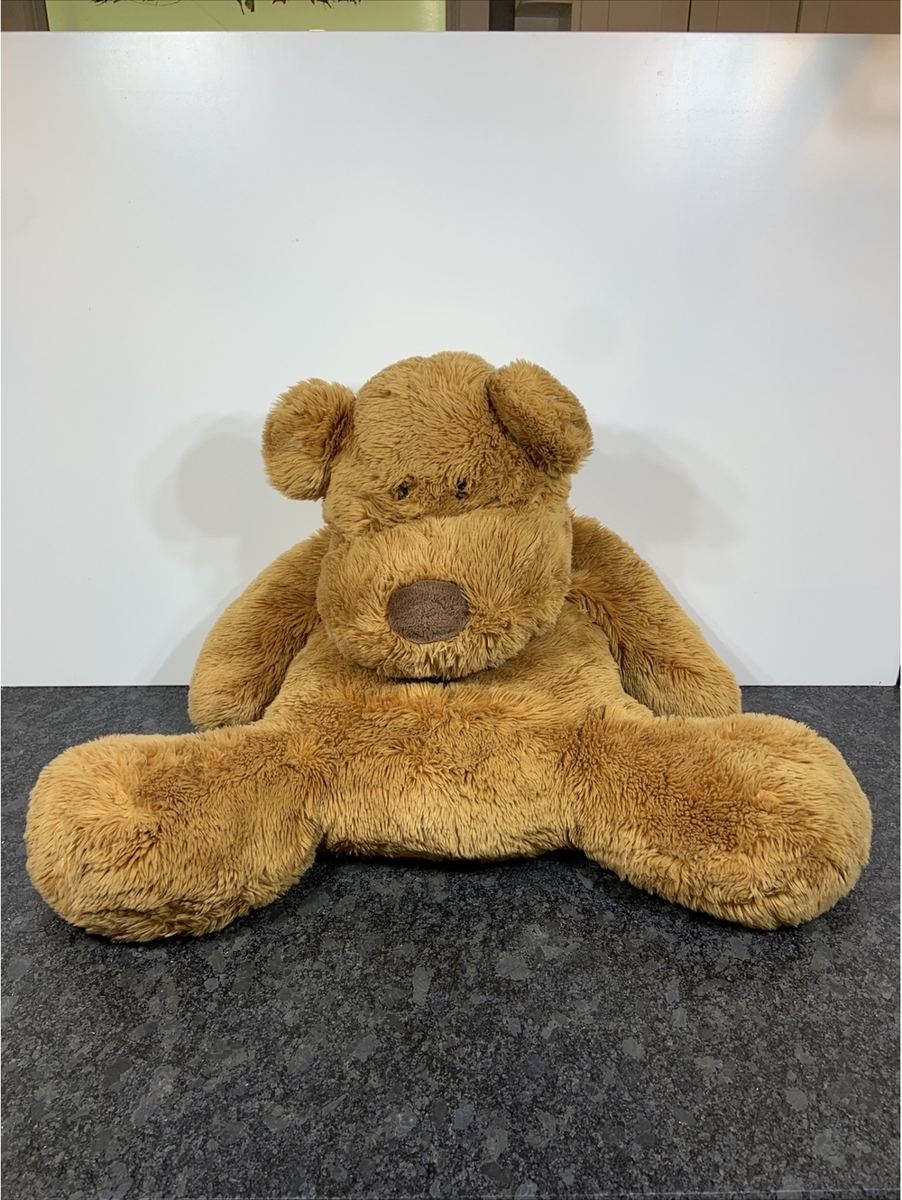 Vintage Hug & Luv Slouching Brown Dog Large Jumbo Plush or Pillow